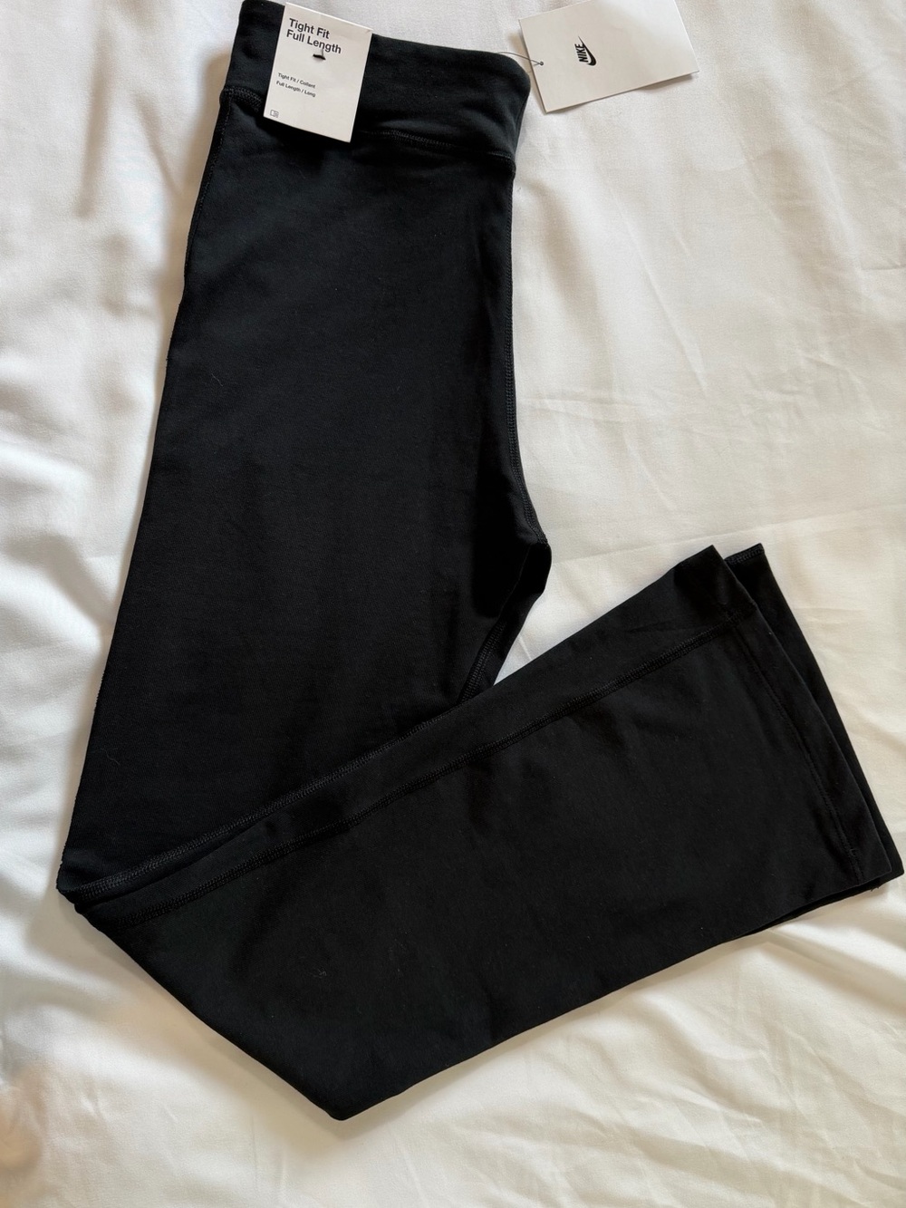 Tight Fit Full Length Black Leggings